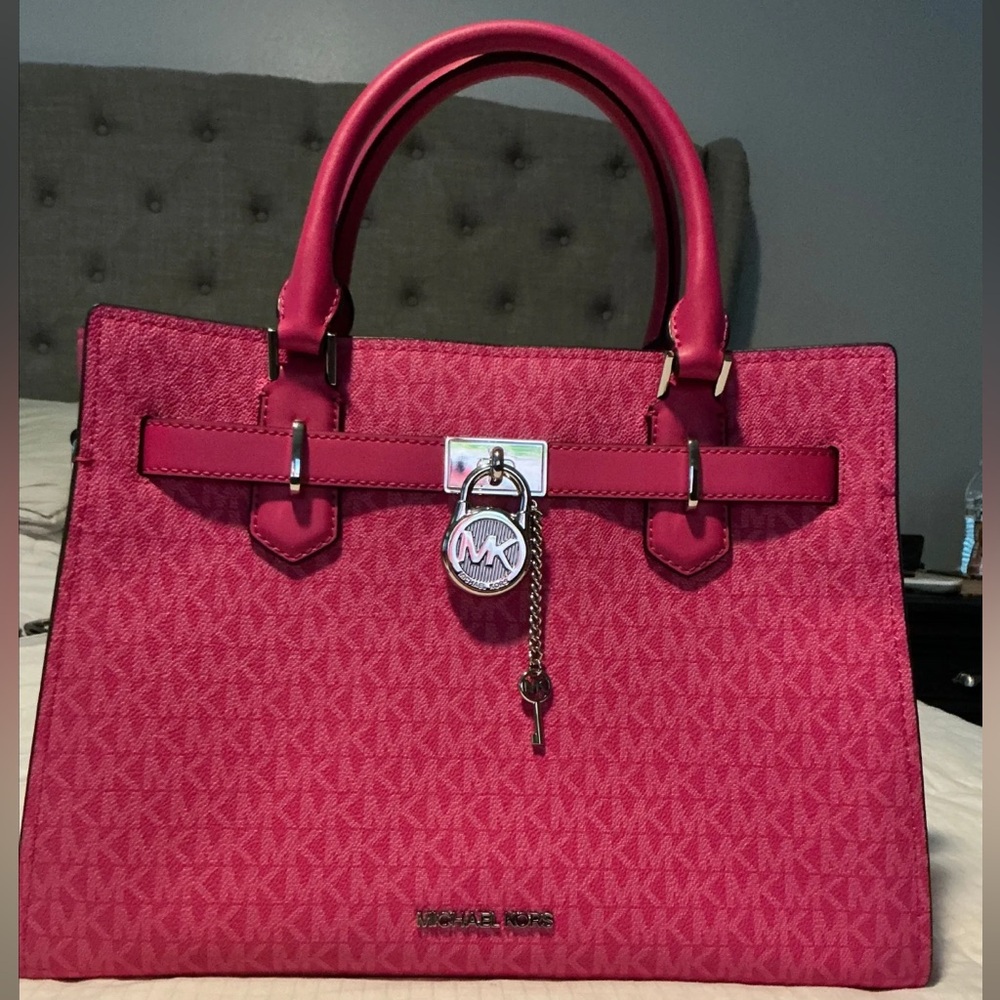 Michael Kors Hamilton Pink Tote Bag